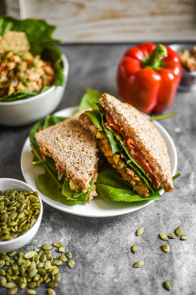 Crunchy Pinto Bean Salad Sandwich (Vegan+GF) Easy-3.jpg