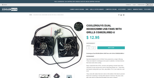 Screenshot_2019-08-17 Coolerguys Dual 80x80x25mm USB Fans with Grills CG8025L05B2-U.png