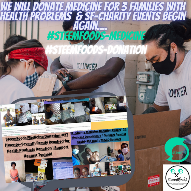 We Will Donate Medicine for 3 Families with Health Problems 💊 & SF-Charity Events Begin Again.... 🆕 🤗 🤝.png