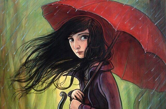 Chica-con-un-paraguas-rojo-mientras-llueve.jpg