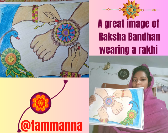 A great image of Raksha Bandhan wearing a rakhi.png