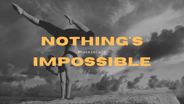 Orange Grayscale Photo Quotes Women's Fitness Facebook Cover.jpg