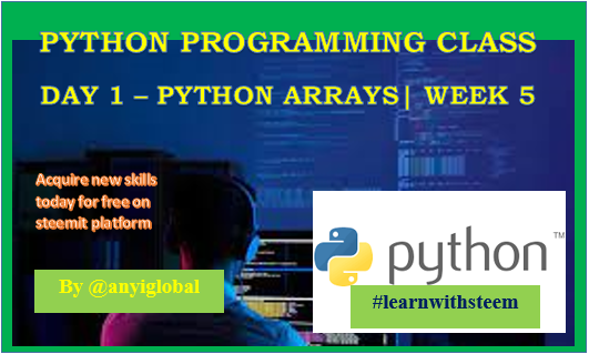 python class banner day 1 week5.PNG