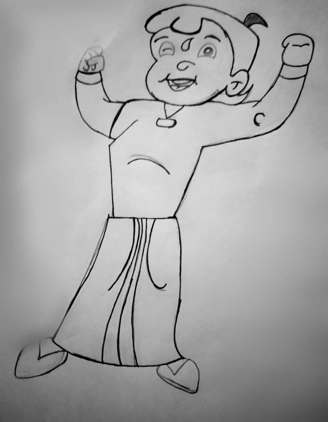 Learn How to Draw Kalia from Chhota Bheem Chhota Bheem Step by Step   Drawing Tutorials