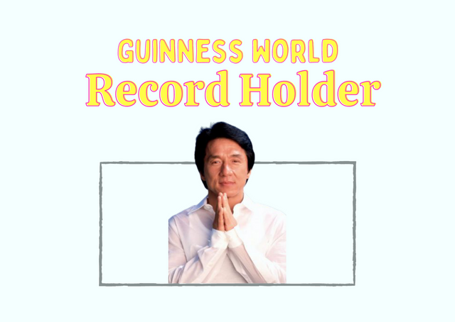 Jackie Chan - Guinness World Record Holder