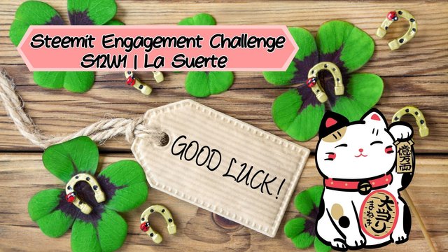 Steemit Engagement Challenge S12W1  La Suerte.jpg