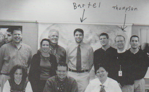 2000-2001 FGHS Yearbook Page 67 Teachers Bartels world studies GROUP.png