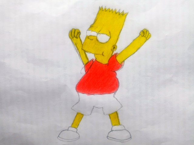 How to draw Bart Simpson  easy step by step tutorial for kids