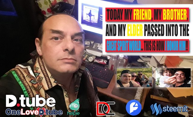 This Afternoon, I Lost a Good Friend, Brother & Elder as He Passed into the Great Spirit World... I Honor Him Tonight.jpg