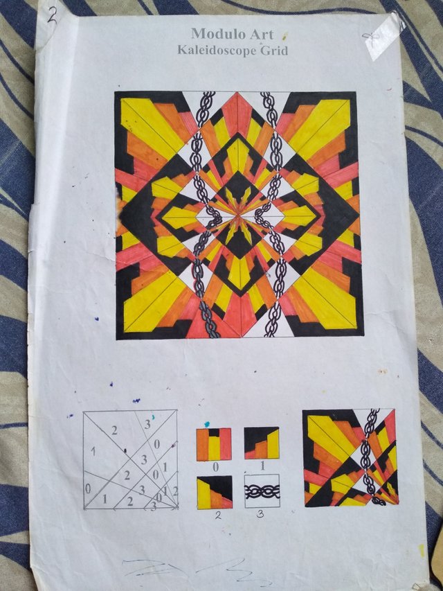 modulo art square grid