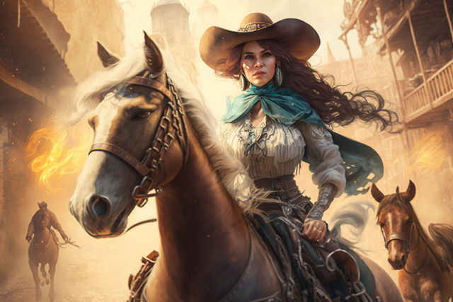 pablehw_A_princess_in_the_Fantacy_Wild_West_townholding_two_rev_c6babcb4-79f9-42b7-a06d-b7559d1d051a.png