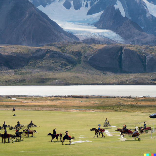 DALL·E 2022-08-25 19.37.29 - Polo match on highest ground from sea level surrounded by glaciers.png