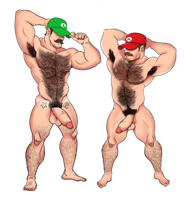 2877073 - Luigi Mario Super_Mario_Bros. duookami.jpg