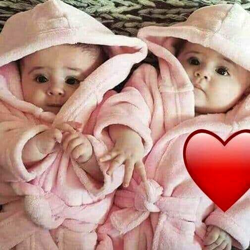 beautiful twin babies