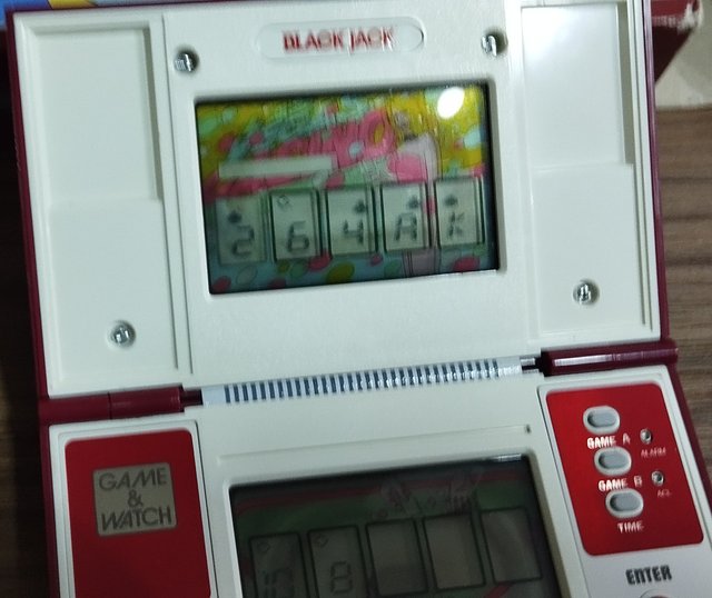 RETRO GAMING - NINTENDO GAME & WATCH BLACKJACK - FROM MY PRIVATE