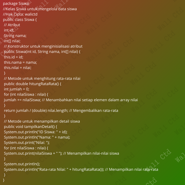 package laptopwalictd; public class Laptop { private String merek; private double harga; Konstruktor untuk menginisialisasi atribut public Laptop(String merek, double harga) { this.merek = merek; (8).png