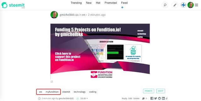 How to Create a Project on Fundition.io and Receive Donations!