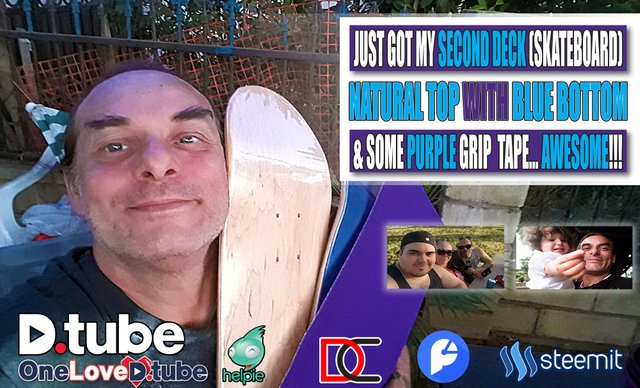 Just Got a New Deck & Some Purple Grip Tape... Looking Forward to Building My New Skateboards & Skateboarding Once Again.jpg