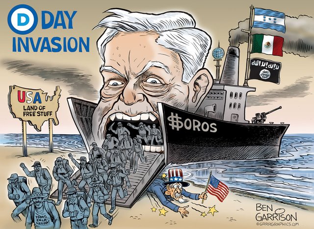 Garrison Soros Invasion Ship D Day D_day_invasion_cartoon-1.jpg
