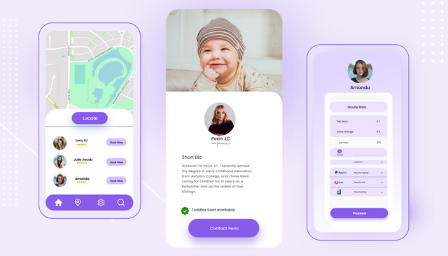 Various Features of Babysitting & Nanny Finder App.png