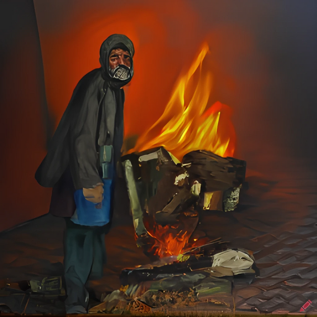 craiyon_104004_oil_painting_of_homeless_man_standing_beside_garbage_fire_.png