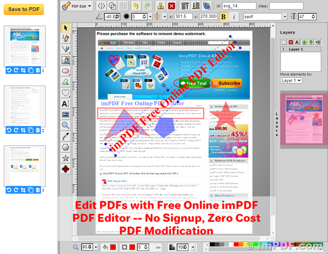 Free Online imPDF PDF Editor.png