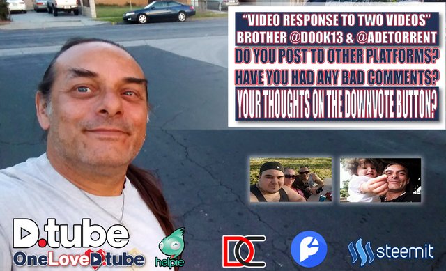 Video Response to @d00k13 & @adetorrent - Do You Post to other Platforms & Have You had Bad Comments - Your Thoughts on the UpVote DownVote Button.jpg