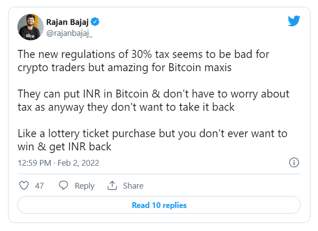 Rajan Bajaj Tweet on Crypto.png