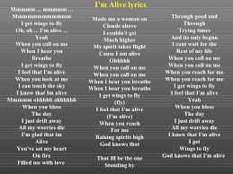 Steemitcentral Lyrics Challenge Day 13/60 - Am Alive - Celine Dion. —  Steemit