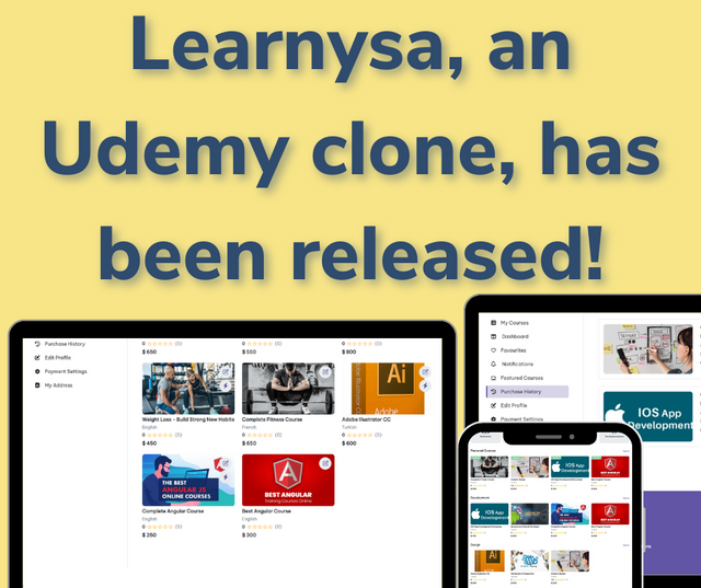 Learnysa, an Udemy clone, has been released!.png