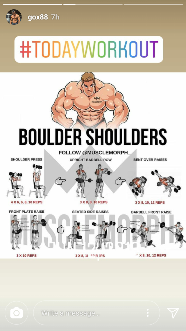 Shoulder day workout sale