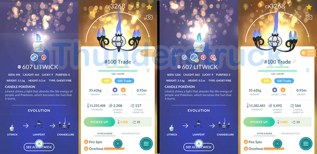 Shiny Litwick evolution chart, 100% perfect IV stats and Chandelure best  moveset in Pokémon Go