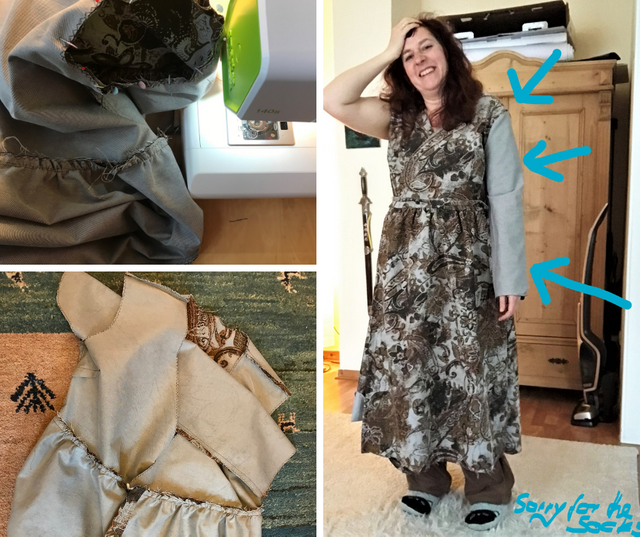 Sewing a japanese wrap-dress