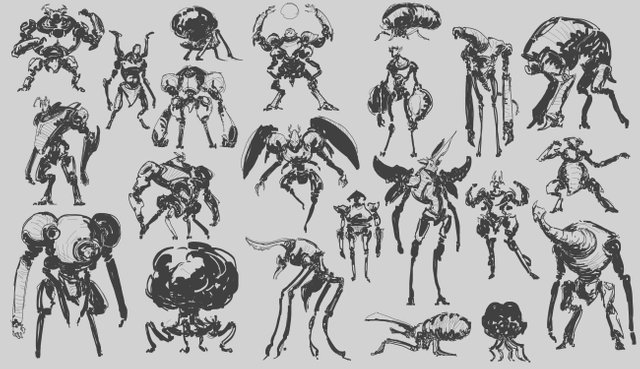 Week 02 - Creature Thumbnails 01.jpg