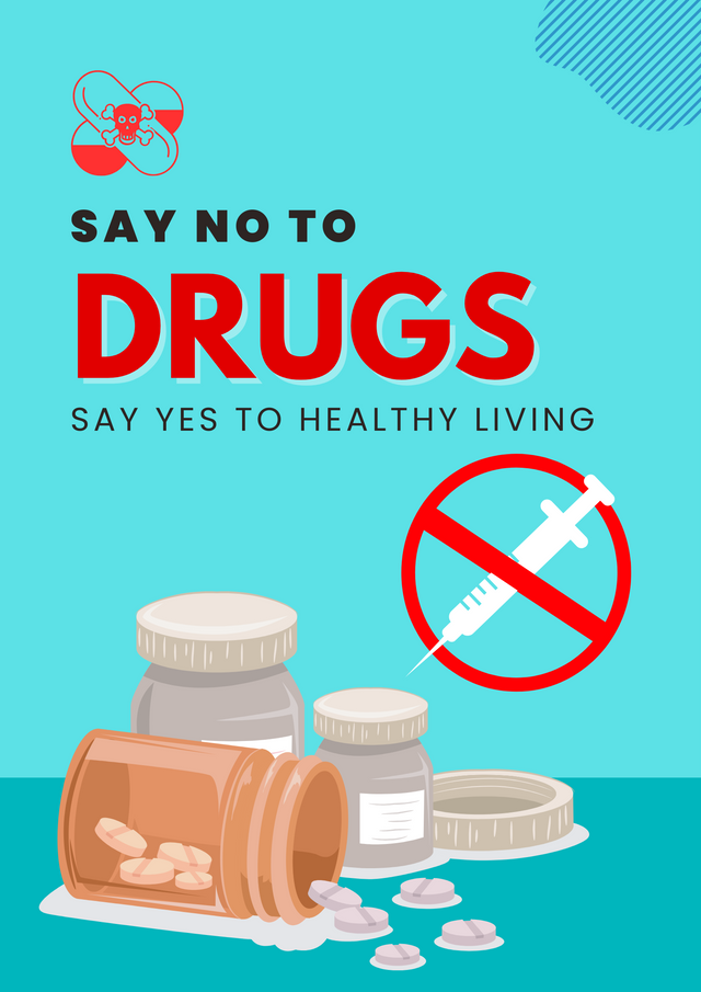 Black Capsule Photo Say No to Drugs Poster.png