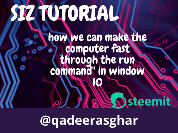 how we can make the computer fast through the run command in window 10.png