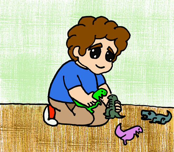 Santi y sus amigos Dinosaurios. (Cuento Infantil) — Steemit