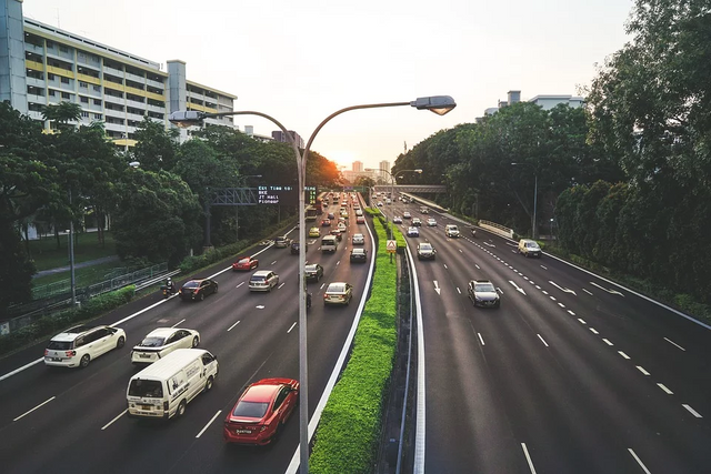 Traffic in Singapore