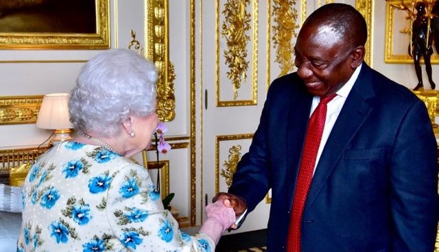Cyril Ramaphosa with Queen.jpg