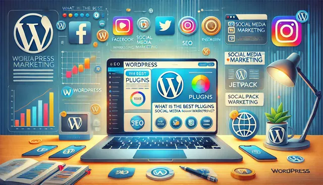 What are the best plugins in WordPress for making a social media marketing website.webp