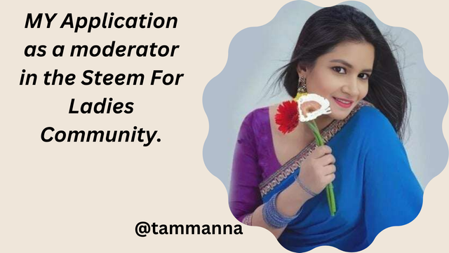 Application as a moderator in the Steem For Ladies Community..png