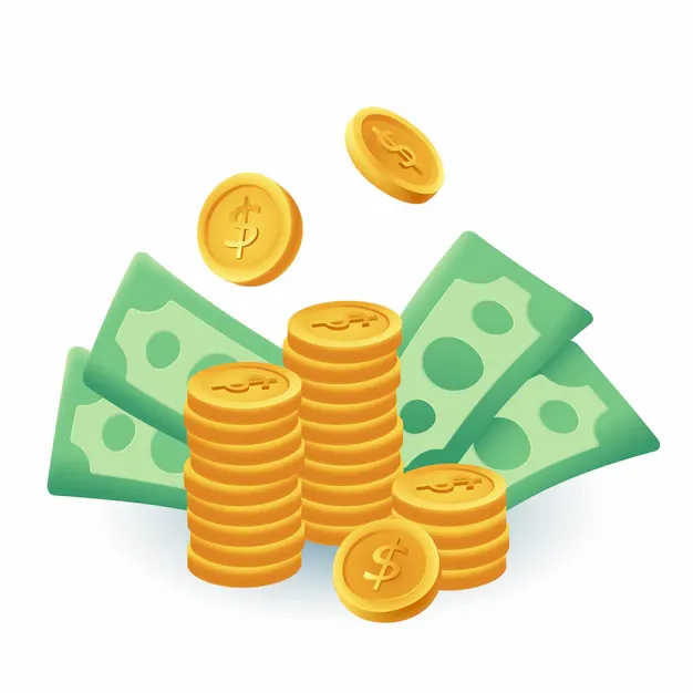 gold-coins-banknotes-3d-cartoon-style-icon-stack-coins-with-dollar-sign-wad-money-cash-savings-flat-vector-illustration-wealth-economy-finance-profit-currency-concept_74855-25998.webp