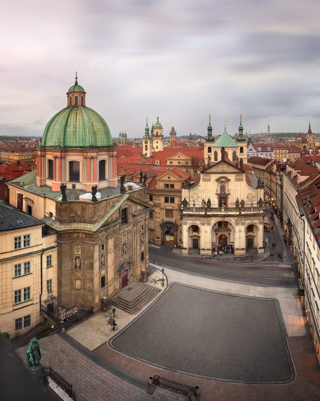 Panorama-of-Saint-Francis-Of-Assissi-Church-and-Church-of-Saint-Salvator-in-the-Evening-Prague-Czech-Republic.jpg