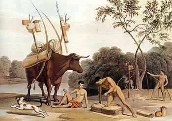 350px-Sameul_Daniell_-_Kora-Khokhoi_preparing_to_move_-_1805.jpg