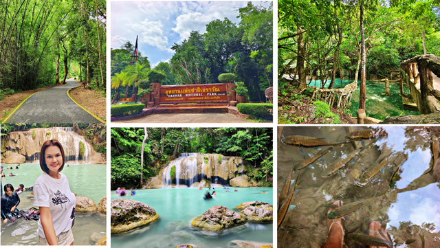 When Nature Speaks Softly at Erawan Waterfall 🌊🌳