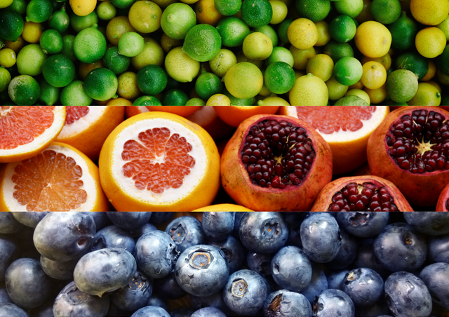 Green and White Fruits Photo Collage Food Poster.png