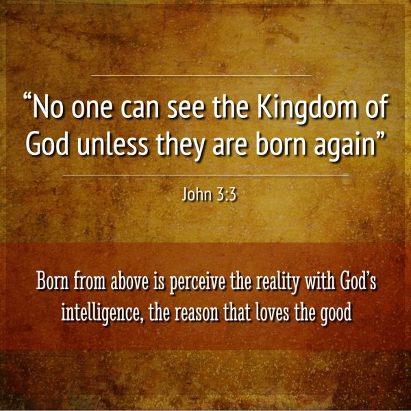 No one can see the Kingdom of God unless they are born again.John 3,3. Exegesis.jpg