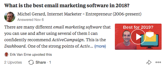 What is the best email marketing software in 2018?