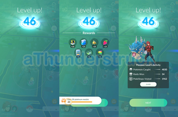 Pokemon GO | CONTA POKEMON GO LV 46 DE 2016 +300