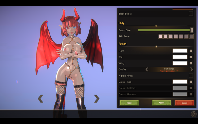 Last Evil. customization menu to dress up the succubus, she is wearing a rope.png